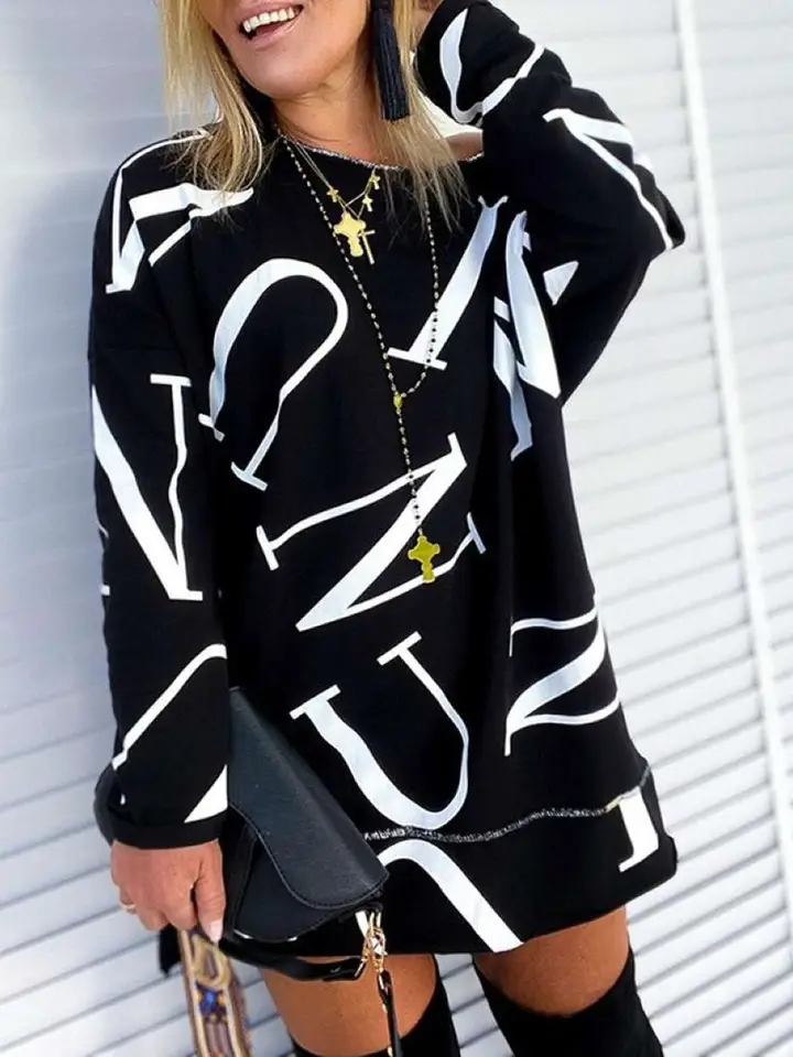 LONG SLEEVE MIDI DRESS