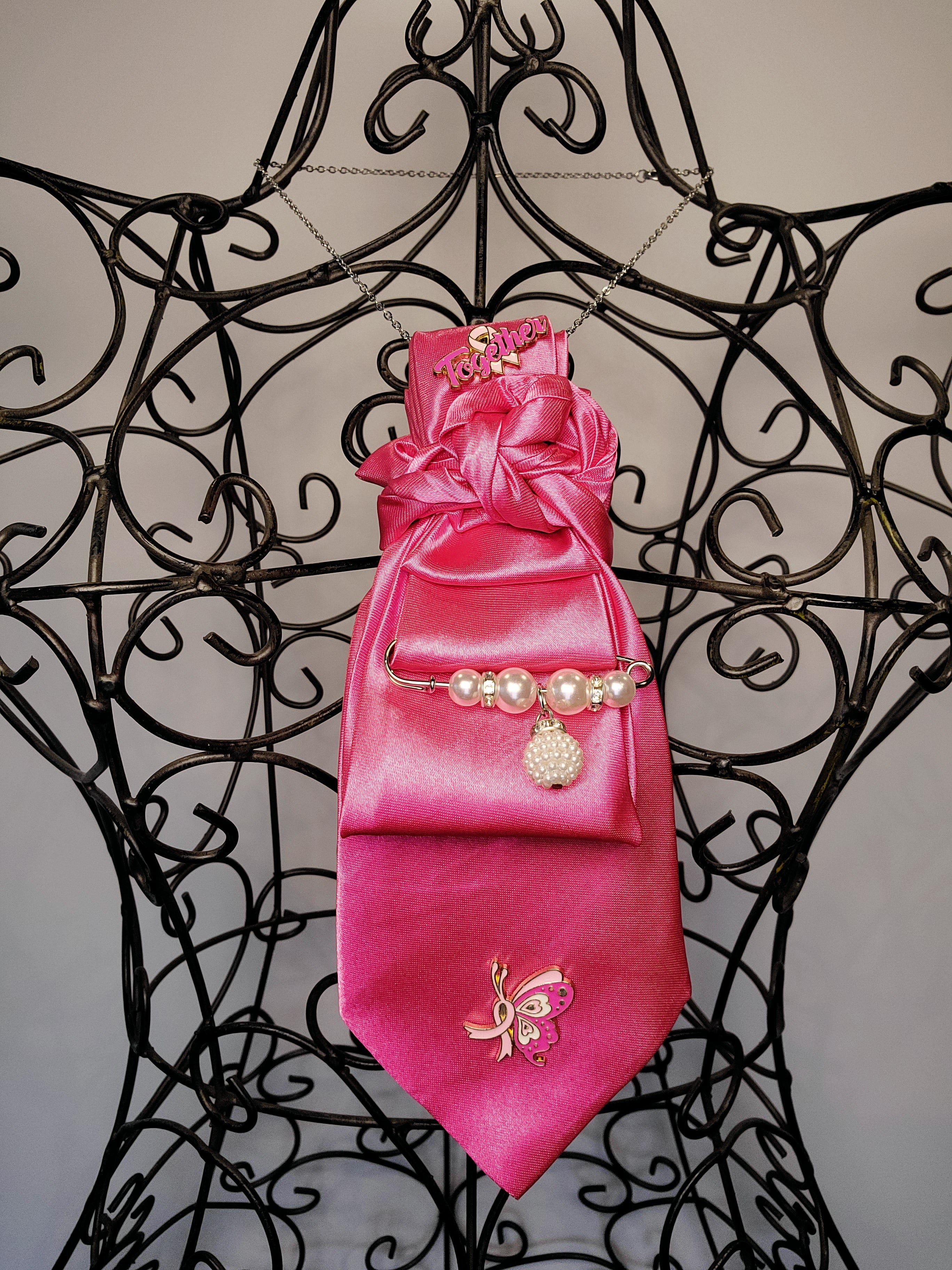 Reborn Ties, Breast Cancer Awareness, Item # M023-B4