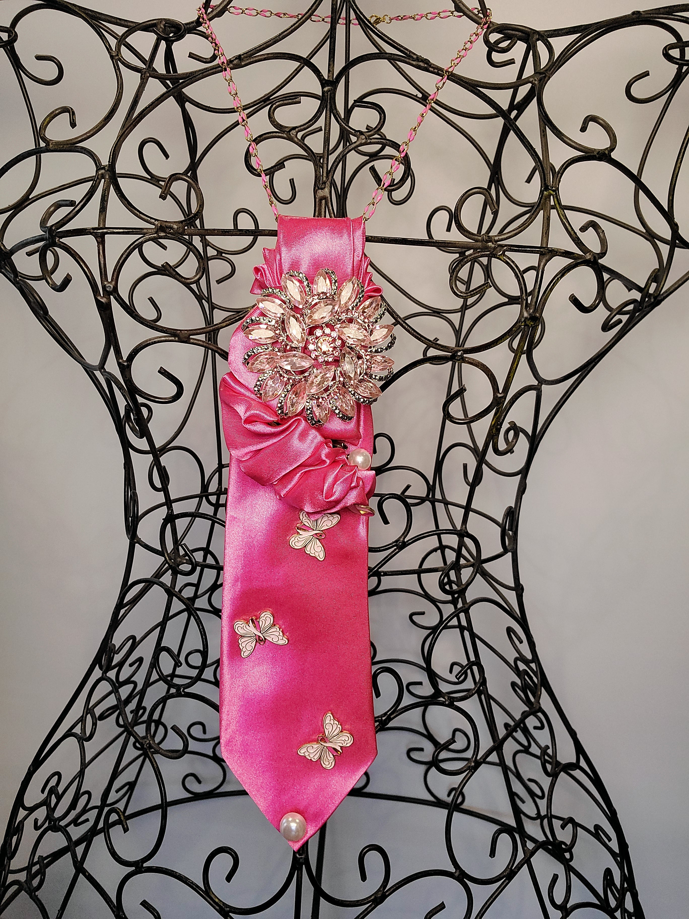 Reborn Ties, Breast Cancer Awareness, Item # M023-B8