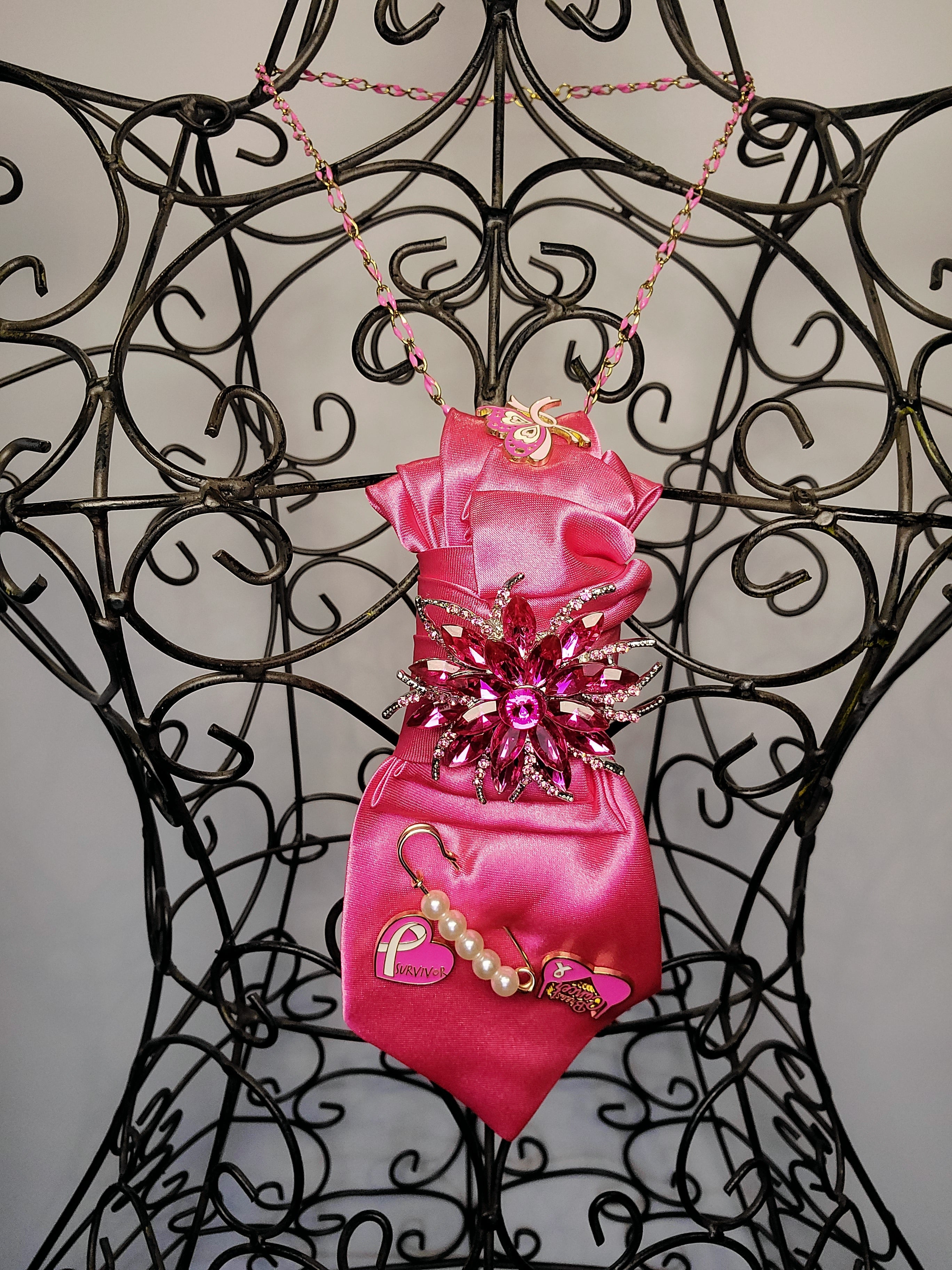 Reborn Ties, Breast Cancer Awareness, Item # M023-B5